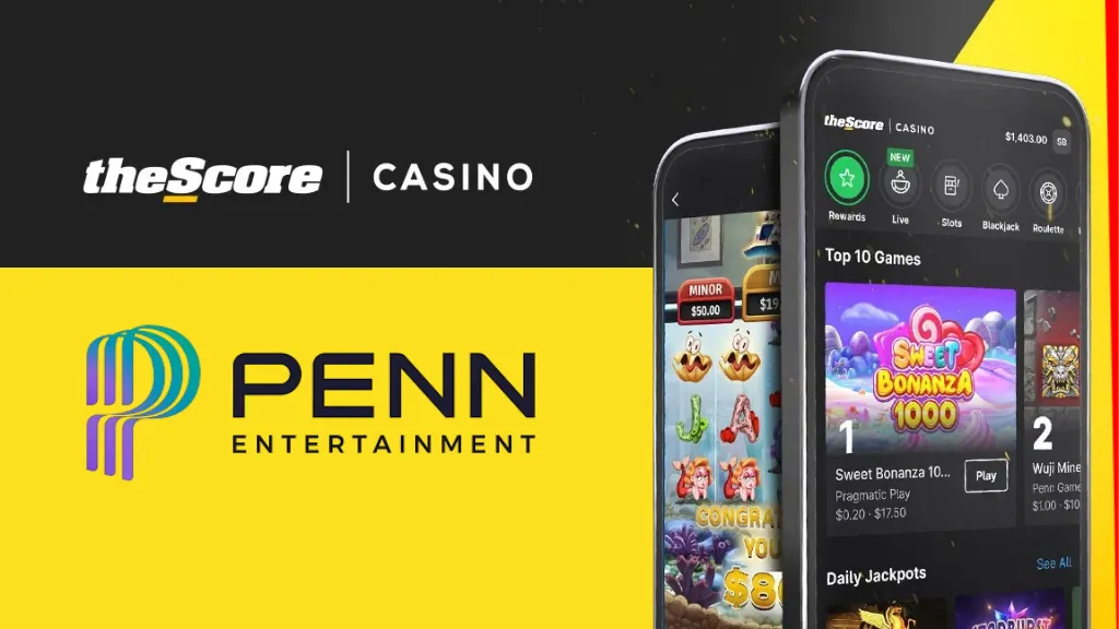 PENN Entertainment lança o aplicativo theScore Casino em Ontário