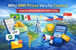 Why SMS Prices Vary by Country: Understanding Global Bulk SMS Pricing