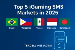 Top 5 Countries for iGaming SMS Marketing: Brazil, Philippines, Mexico, Indonesia, Bangladesh