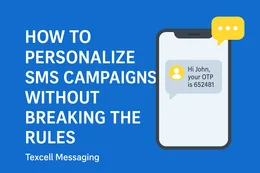 How to Personalize SMS Campaigns Without Breaking the Rules